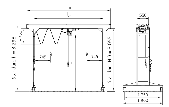 ZVP-KBK double-girder full-portal crane