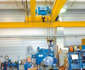 Workshop in a paper factory