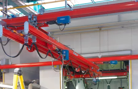 KBK overhung and extending cranes