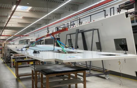 Scr Demag Assembly Local Demag KBK at MORELO Reisemobile GmbH | Demag