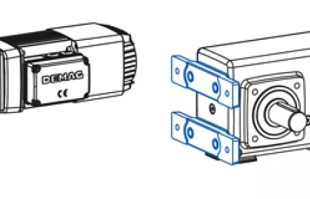 Geared motor angular 2